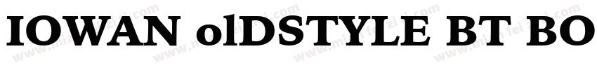 IOWAN olDSTYLE BT BO字体转换